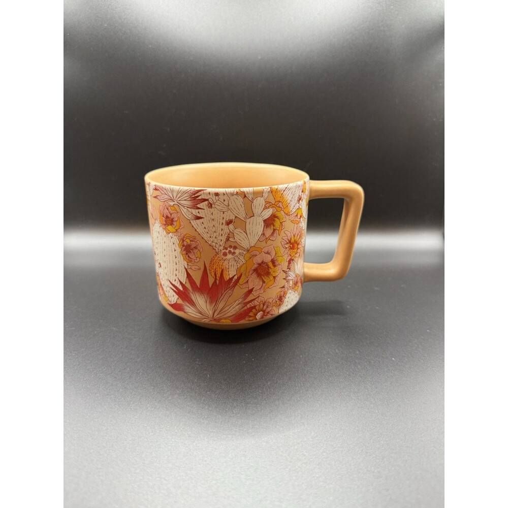 Starbucks Stacking Pink Cactus Flower Coffee Mug 2019 14oz Southwest Desert
